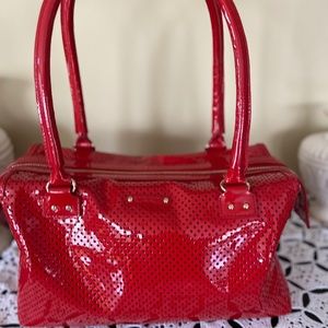 Kate Spade Patent Leather Red large Bag